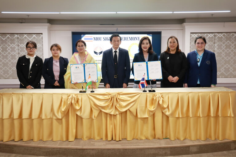 นายกสภามหาวิทยาลัยเข้าร่วมงาน มหาวิทยาลัยสวนดุสิต จับมือ Pitambara English School (PES) ประเทศอินเดีย ลงนามสร้างความร่วมมือทางวิชาการ