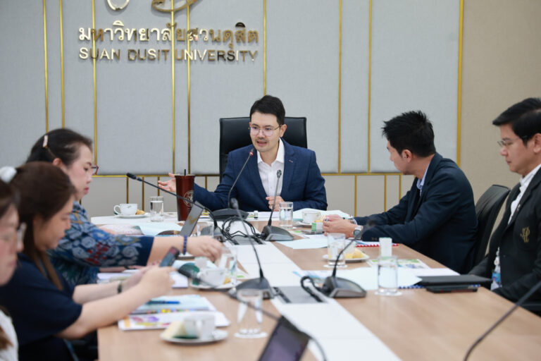 การประชุมคณะอนุกรรมการด้านการสนับสนุนการดำเนินงานธุรกิจวิชาการของมหาวิทยาลัย ครั้งที่ 2(3)/2569 เมื่อวันที่ 10 เมษายน 2569