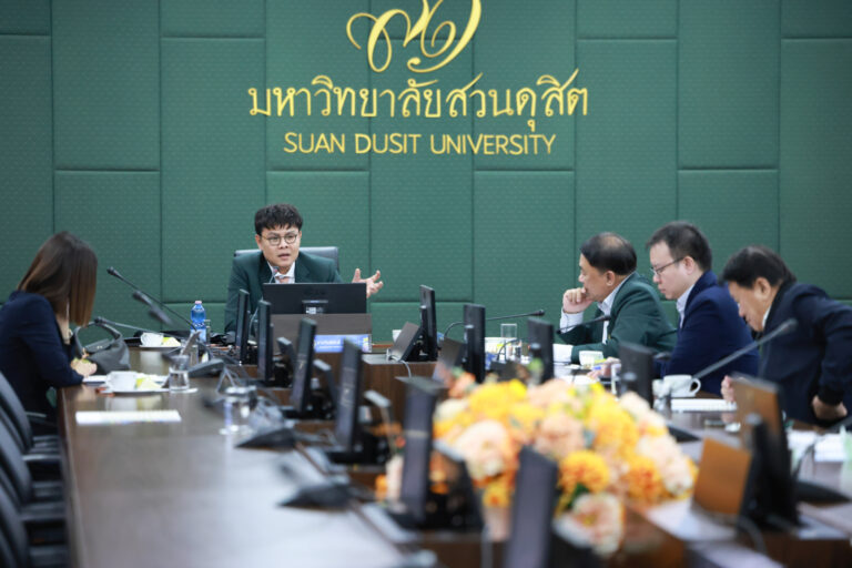 การประชุมคณะกรรมการส่งเสริมกิจการมหาวิทยาลัย  ครั้งที่ 10(14)/2569 เมื่อวันอังคารที่ 18 สิงหาคม 2569